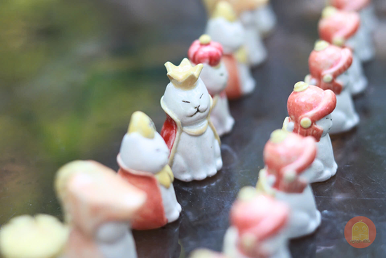 Bộ cờ vua mèo bằng gốm - Nghịch Đất - Clay Play