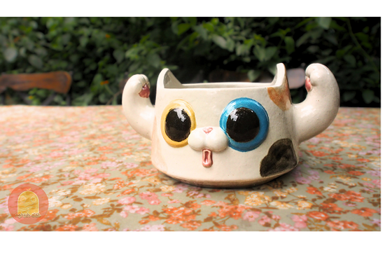 Cốc-Bát Mèo Bốc Cát - Nghịch Đất - Clay Play